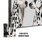 Pooch Love Canvas Wall Art. High Definition Potraits of Animals. (BWWA01)